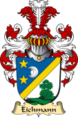 v.23 Coat of Family Arms from Germany for Eichmann