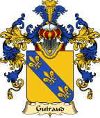 French Family Coat of Arms (v.25) Guiraud