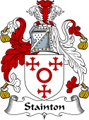 English Coat of Arms for the family Stainton