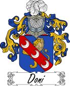 Araldica Italiana Coat of arms used by the Italian family Doni