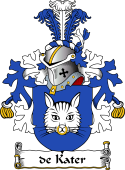 Dutch Coat of Arms for de Kater