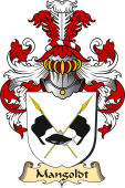 v.23 Coat of Family Arms from Germany for Mangoldt