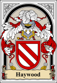 English Coat of Arms Bookplate for Haywood