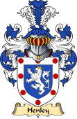 English Coat of Arms (v.23) for the family Henley