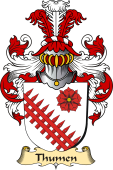 v.23 Coat of Family Arms from Germany for Thumen