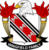 Coat of arms used by the Wingfield family in the United States of America