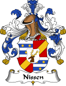 German Wappen Coat of Arms for Nissen