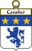 French Coat of Arms Badge for Cavalier
