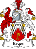 English Coat of Arms for the family Key or Keyes