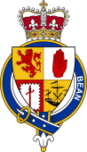 Families of Britain Coat of Arms Badge for: Bean or McBean (Scotland)