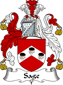 English Coat of Arms for the family Sage