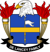 Coat of arms used by the De Lancey family in the United States of America