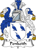 English Coat of Arms for the family Penkeith