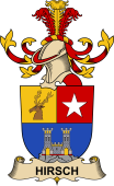 Republic of Austria Coat of Arms for Hirsch (de Kroneuwerk)