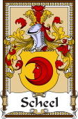 German Coat of Arms Wappen Bookplate  for Scheel