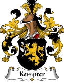 German Wappen Coat of Arms for Kempter