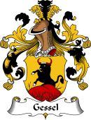 German Wappen Coat of Arms for Gessel