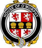 Irish Coat of Arms Badge for the O'MURPHY (Muskerry) family