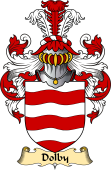 English Coat of Arms (v.23) for the family Dolby