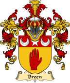 Irish Family Coat of Arms (v.25) Breen