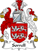 English Coat of Arms for the family Sorrell