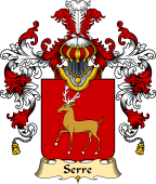 French Family Coat of Arms (v.25) Serre