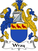 English Coat of Arms for Wray or Wrey