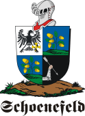 German shield on a mount for Schoenefeld