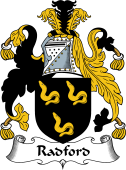 English Coat of Arms for the family Radford
