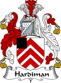 English Coat of Arms for the family Hardiman