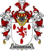 Irish Family Coat of Arms (v.25b) Geoghegan or O'Geoghegan
