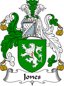 English Coat of Arms for the family Jones III (Wales)