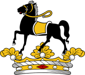 Family crest from Ireland for Upton (Louth)