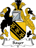 English Coat of Arms for Sayer