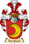 v.23 Coat of Family Arms from Germany for Dambach