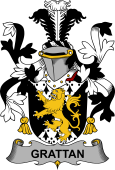 Irish Coat of Arms for Grattan or McGrattan