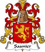 Coat of Arms from France for Saunier