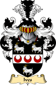 English Coat of Arms (v.23) for the family Ives