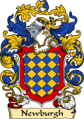 English or Welsh Family Coat of Arms (v.23) for Newburgh (First Earl of Warwick)