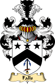 Irish Family Coat of Arms (v.23) for Falls