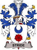Coat of arms used by the Danish family Stride