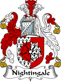 English Coat of Arms for Nightingale