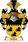 English Coat of Arms (v.23) for the family Jenkes