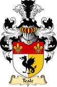 English Coat of Arms (v.23) for the family Teale