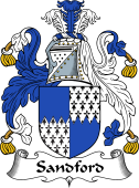English Coat of Arms for Sandford