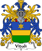 Italian Coat of Arms for Vidali or Vitali