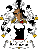 German Wappen Coat of Arms for Edelmann
