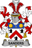 Irish Coat of Arms for Sanders