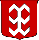 Polish Family Shield for Ostrzecki or Ostrosenchi