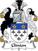 English Coat of Arms for Clinton